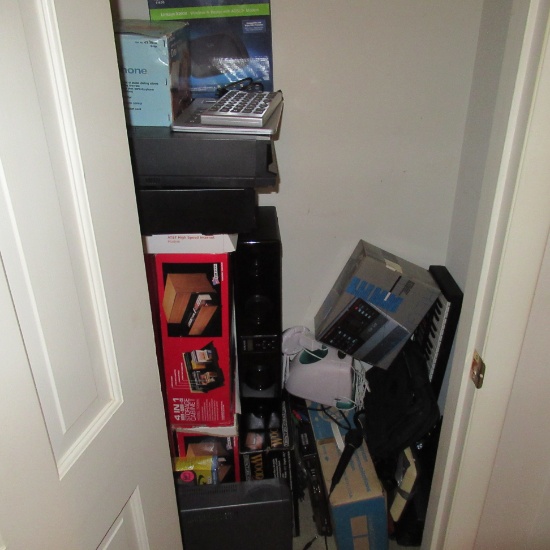 Contents of Closet - Electronics etc. - See Photo