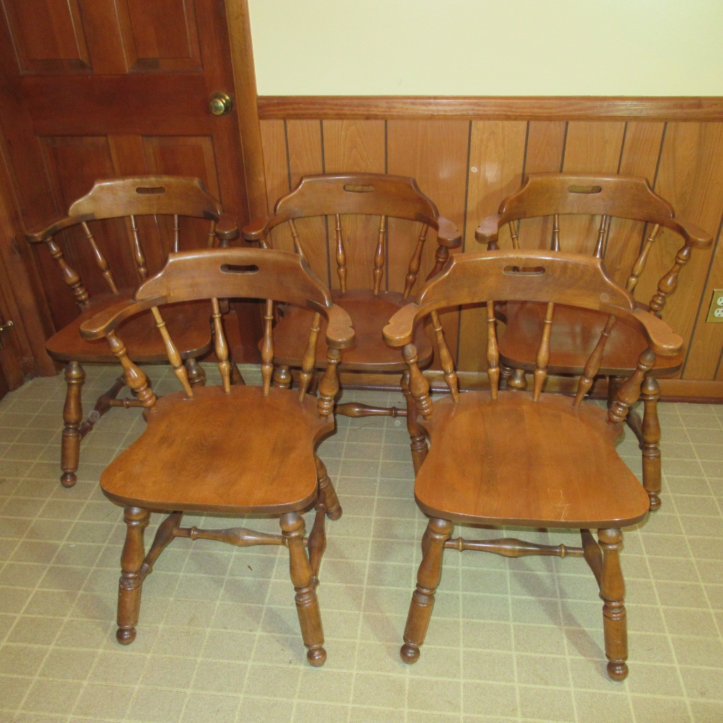 ethan allen captain chairs