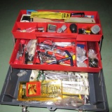 Assorted Tools in Plastic Box