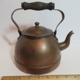 Copper Tea Kettle marked Douro B&M - Portugal