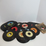 Old 45 RPM Vinyl Records