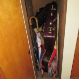 Contents of Cabinet - Briefcase & Small Luggage   See Photo