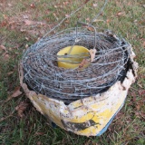 Unopened Roll of Barbed Wire