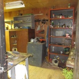 Shed 3 Contents - Workshop Items - Grinder Wheels, Heavy Steel Drawer Storage, Power Tools & More!