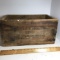 Antique Stanley Hardware Advertisement Wooden Crate