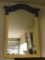 Tall Painted Wall Mirror with Wooden Frame