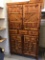 Impressive Tall All Cedar Cabinet with 3 Drawers Made From Reclaimed Wood