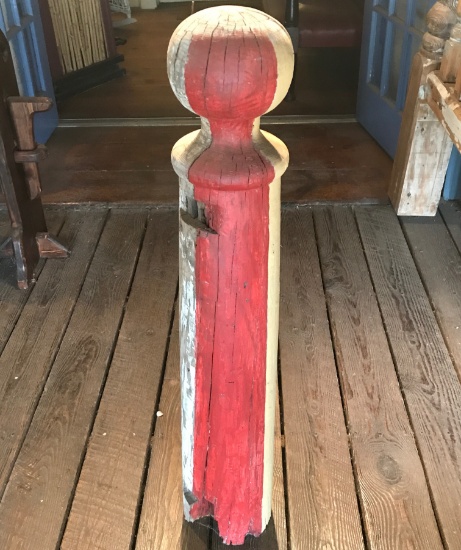 Rustic Wooden Post