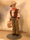 1981 John Wayne American Symbol of the West Effanbee’s Legend Series Collectible Doll on Stand w/Tag