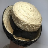 Vintage Straw Ladies Hat