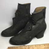 Pair of Antique “American Rubber War Standard” Ladies Boots - Made in USA Size 5-1/2