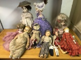 Lot of Vintage & Antique Dolls - Some Composition & Great Collectibles!