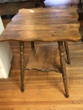 Antique Two Tier Oak Table