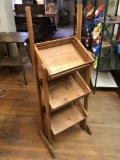 Wooden 3 Tray Display Rack