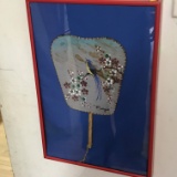 Vintage Fan Purchased From Japan in 1950’s in Frame