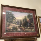 Framed Mountain View Print