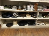 Shelf Lot of Kitchen Items