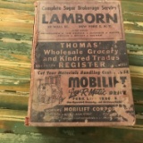 1951 “Complete Sugar Brokerage Service Lamborn” Hard Cover Book