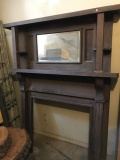 Pre-Civil War Wooden 2 Pc Mantle