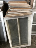 Lot of Various Size Vintage Windows