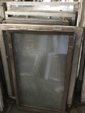 Lot of Various Size Vintage Windows