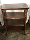 Vintage Wooden 4-tier Shelf