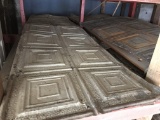 Lot of Antique Reclaimed Ceiling Tin