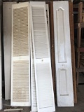 Lot of Reclaimed Bi-Fold Doors in Various Sizes