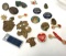 Lot of Cool Vintage Pins, Buttons & Game Piece