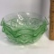 Pair of Vaseline Glass Anchor Hocking Dishes