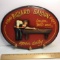 Wooden Sign “Billiard Saloon-Open Daily”
