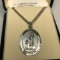 Sterling Silver St. Genesius of Rome Pendant & Chain