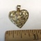 10K Gold Heart Pendant