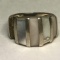 Sterling Silver Ring with Mother-of-Pearl Inlay Size 7