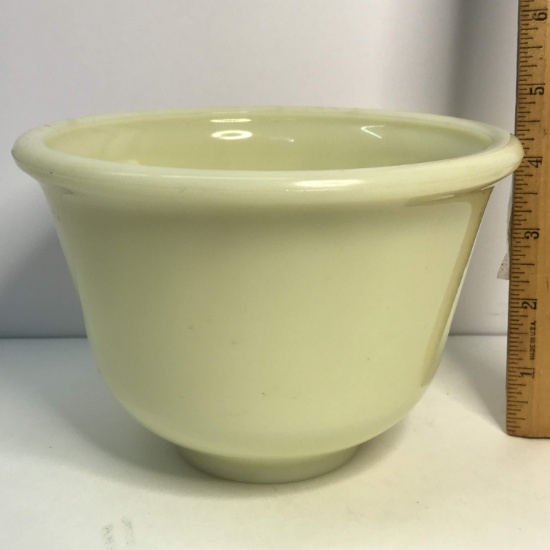 Vintage Custard Glass Small Mixing Bowl