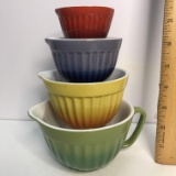 Set of 4 Cooks Tools Ceramic Measuring Cups