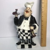 Adorable Molded Resin Chef Figurine