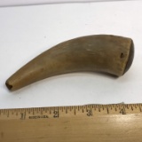 Vintage Hand Made Small Powder Horn