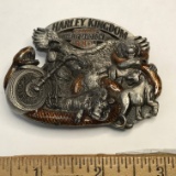 1993 Harley-Davidson Company “Spirit, Steel, Tooth & Nail Belt Buckle Baron USA
