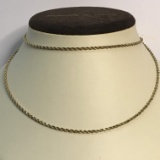 Awesome 14K Gold 24” Rope Chain