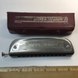 Horner Silver Shadow 48 Harmonica with Case