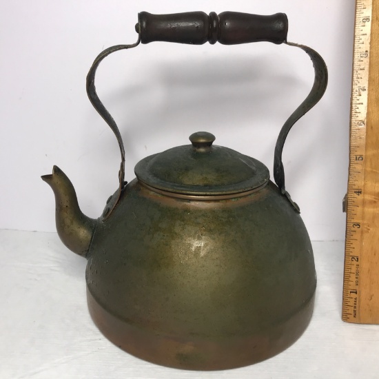 Vintage Copper Tea Kettle