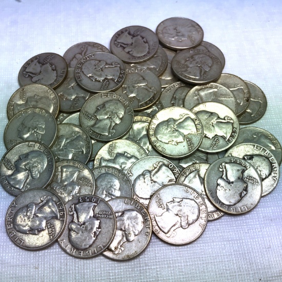 Roll of 40 Silver Quarters
