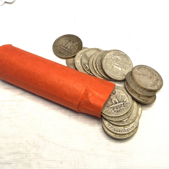 Roll of 40 Silver Quarters