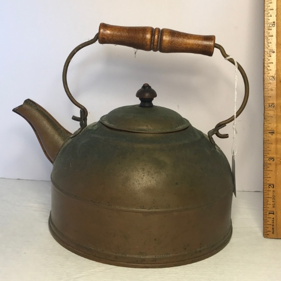 Vintage Copper Tea Kettle