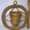 Vintage Sweet Grass Gullah Wall Basket