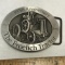 1992 Pewter John Deere 100th Anniversary The Froelich Tractor Belt Buckle