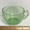 Vintage Vaseline Glass Cup