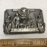 1791-1991 “The bill of Rights 200th Anniversary NRA Belt Buckle