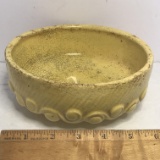 Vintage Signed “McCoy” Pottery Yellow Bowl